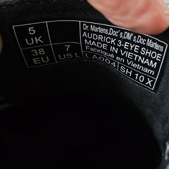 DR. MARTENS AUDRICK PLATFORM DERBY WOMEN'S SHOES COBBLESTONE GREY SIZE 7 - Picture 8 of 9